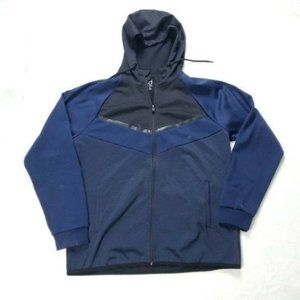 Idealogy Athlethic Hooded Jacket NEEDS CLEAN Womens Size Medium  Blue  Polyester